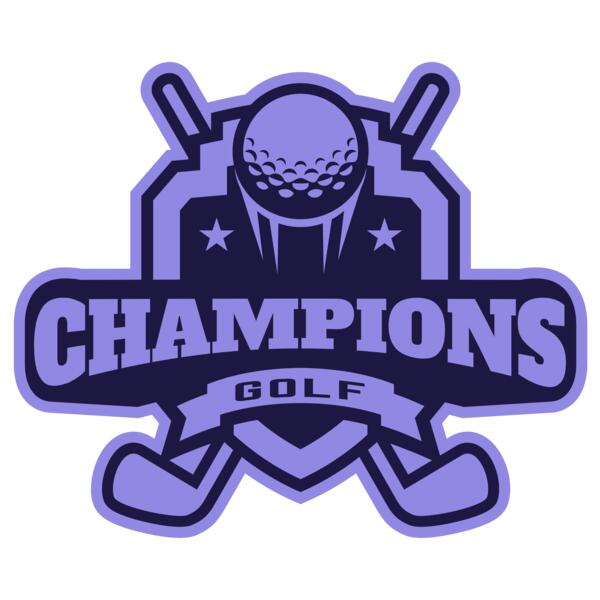 Champions Golf logo template Vignette