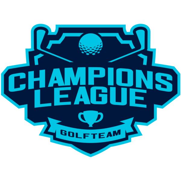 Champions League Golf Team logo template Vignette