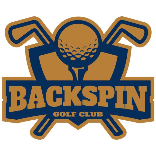 Backspin Golf Club logo template Vignette