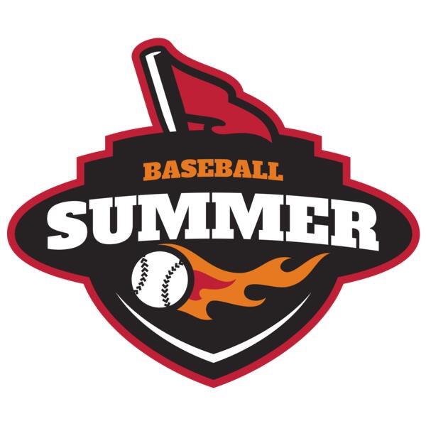 Summer Baseball logo 01 Vignette