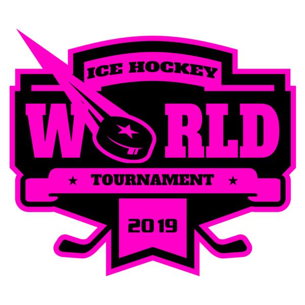 World Ice Hockey Tournament logo template Vignette