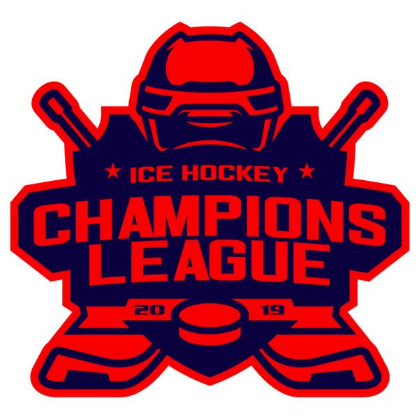 Champions League Ice Hockey logo template Vignette