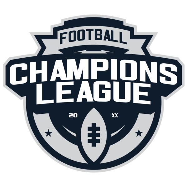 Champions League Football logo template Vignette