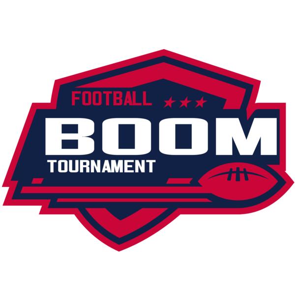 Boom Tournament Football logo template Vignette