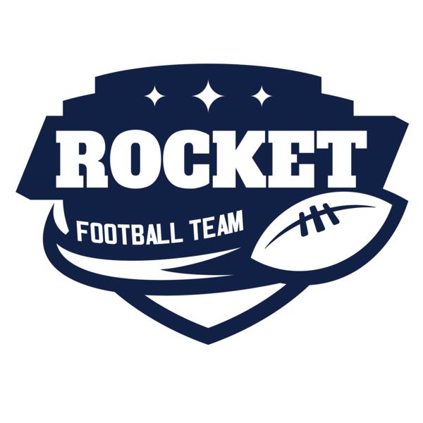 Rocket Football Team logo template Vignette