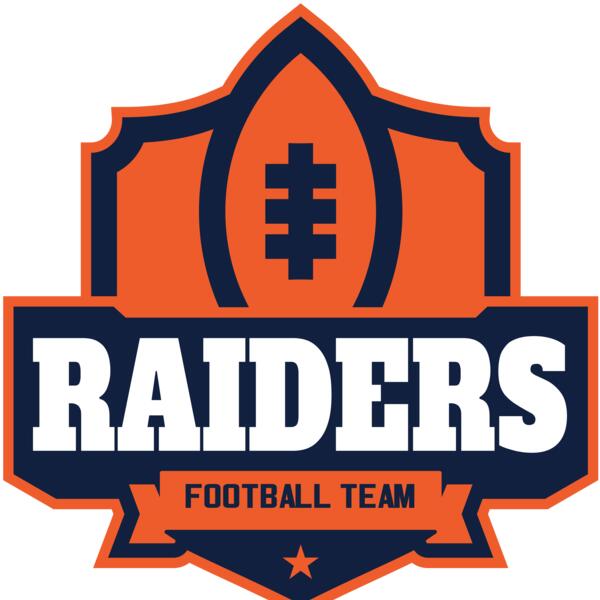 Raiders Football Team logo template Vignette