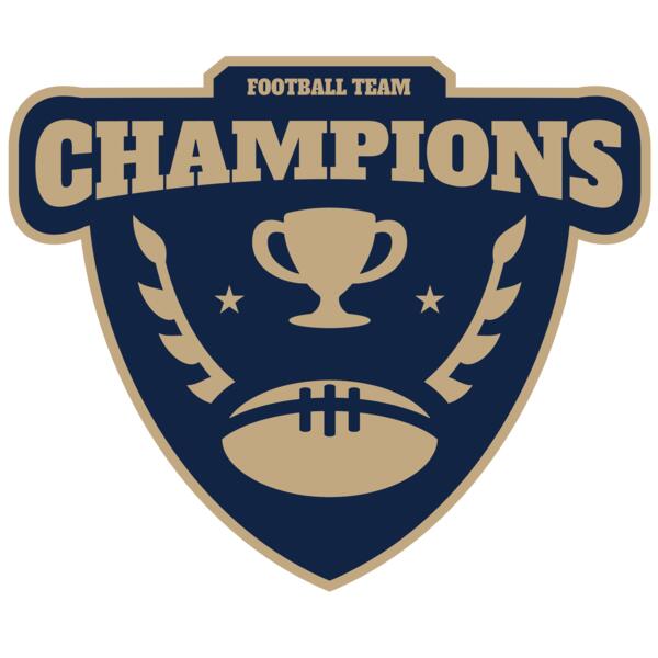 Champions Football Team logo template Vignette