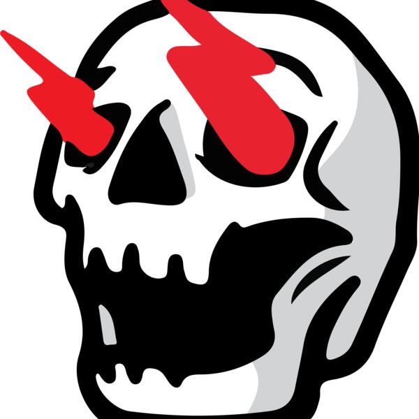 Elements Skull logo template Vignette