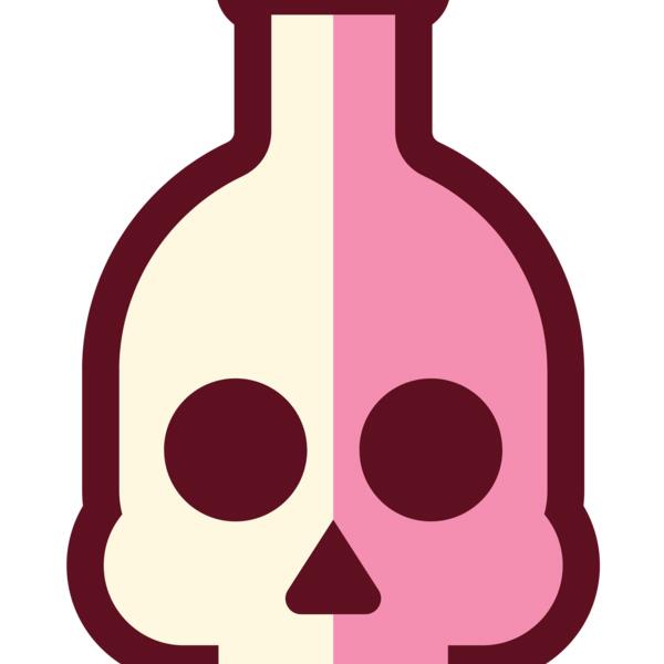 Elements Skull logo template 04 Vignette