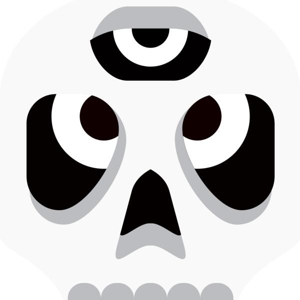 Elements Skulls logo template 18 Vignette