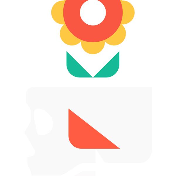 Elements Skulls logo template 26 Vignette