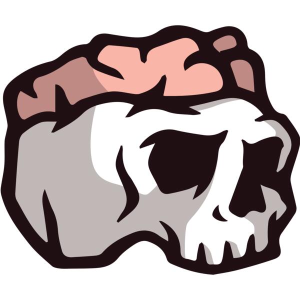 Elements Skulls logo template 32 Vignette