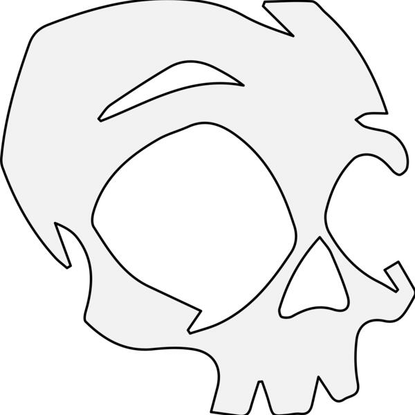 Elements Skulls logo template 33 Vignette