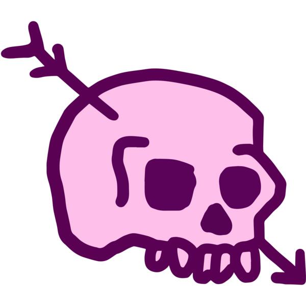 Elements Skulls logo template 63 Vignette