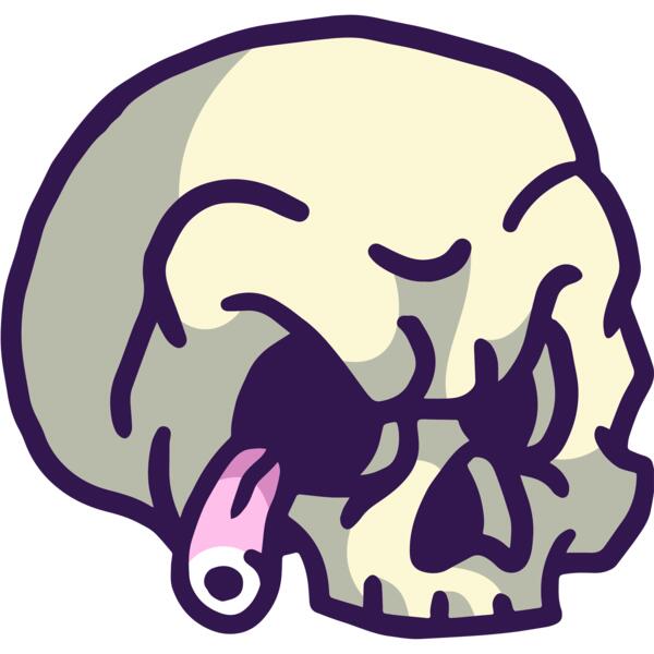 Elements Skulls logo template 66 Vignette