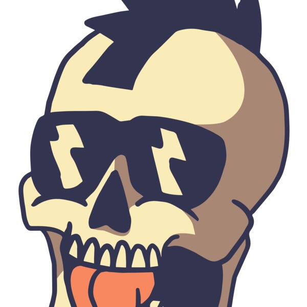 Elements Skulls logo template 88 Vignette