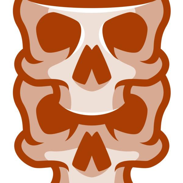 Elements Skulls logo template 99 Vignette