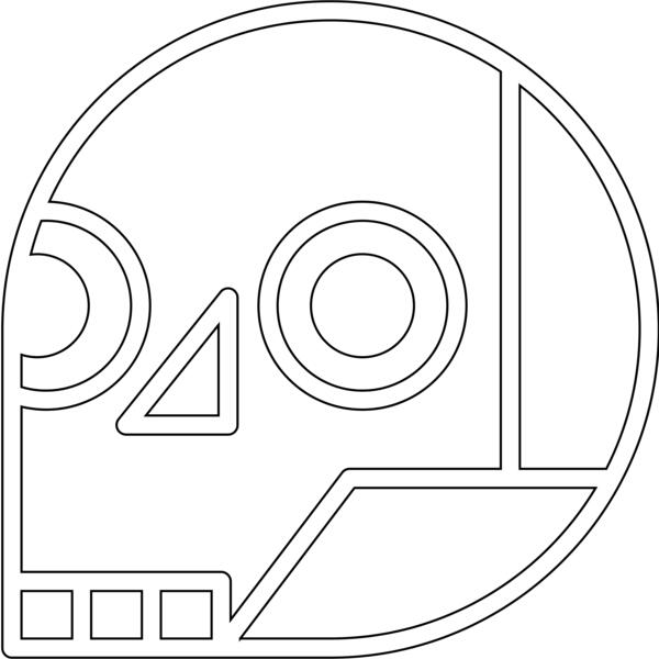 Elements Skulls logo template 126 Vignette