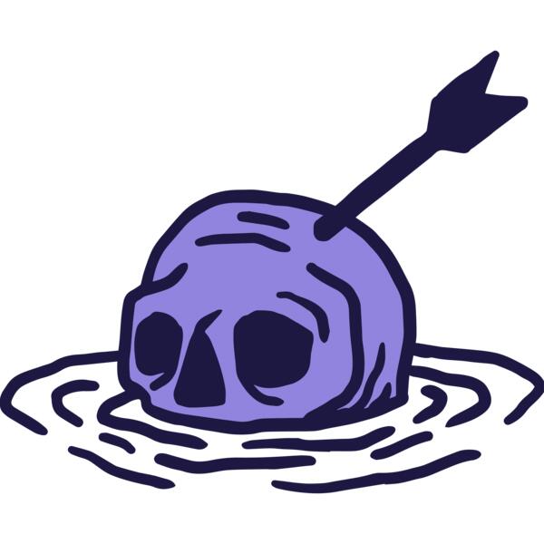 Elements Skulls logo template 186 Vignette