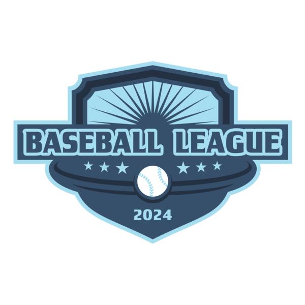 Baseball League Logo 01 Vignette