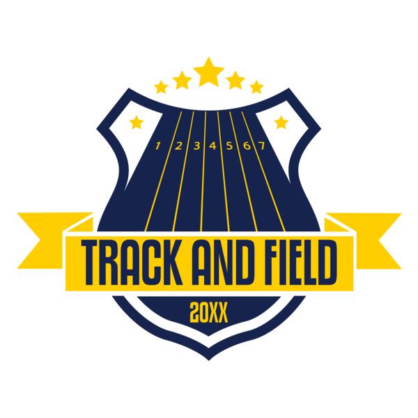 Track & Field Team Logo 06 Vignette