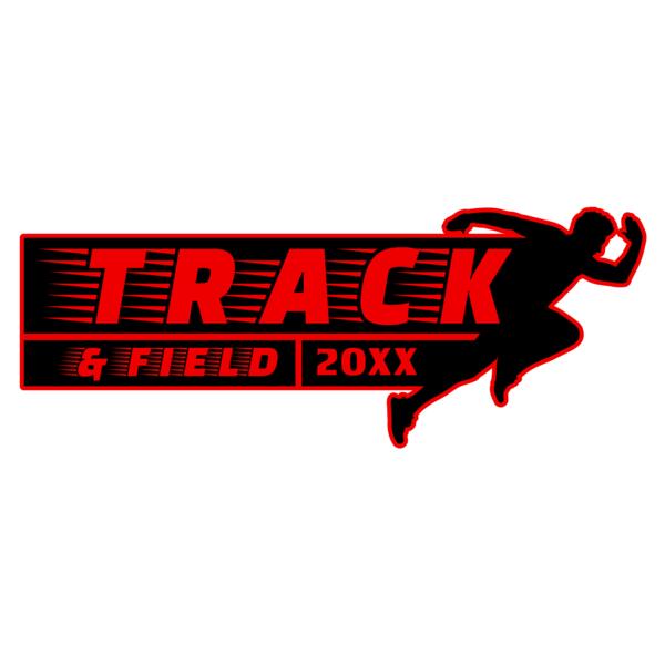 Track & Field Team Logo 08 Vignette