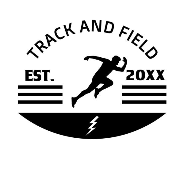 Track & Field Team Logo 16 Vignette