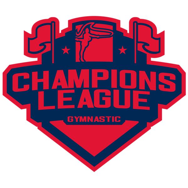 Champions League Gymnastic logo template Vignette
