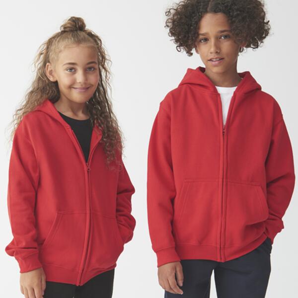 Sweat a capuche zippe 280g enfant Vignette