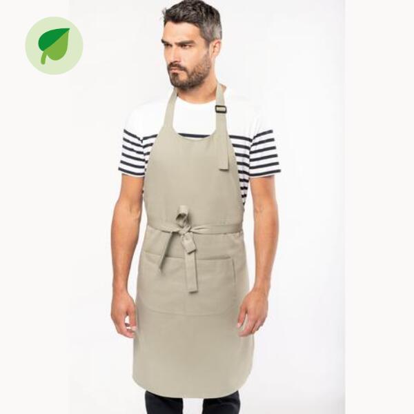 Tablier avec poche en coton Bio Vignette
