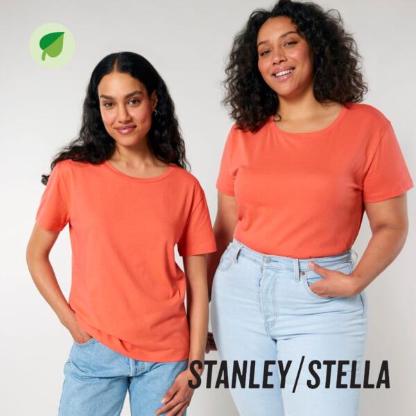 T-shirt pour femme a col large BIO Vignette