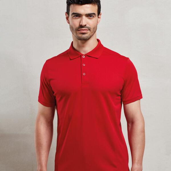 Polo pique polyester homme Vignette