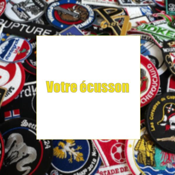 Ecusson carre 7x7cm Vignette