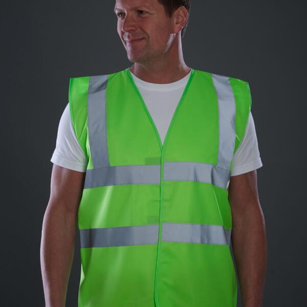 Gilet haute visibilite a maille Vignette