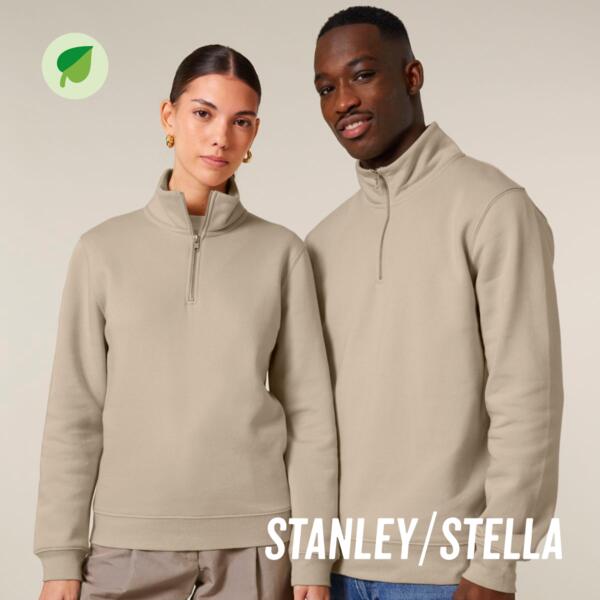 Sweatshirt a col montant unisexe BIO Vignette