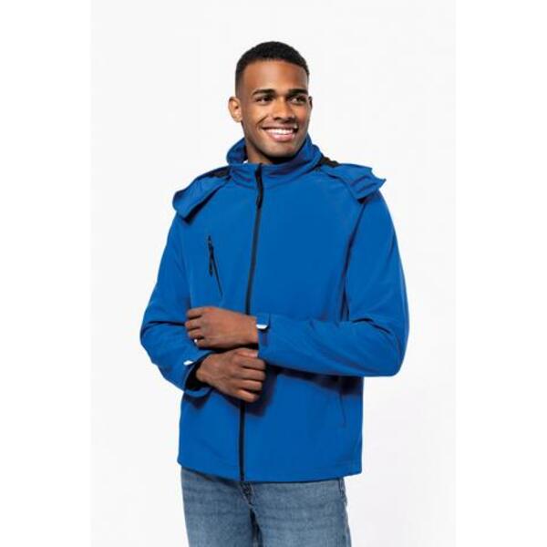 Veste softshell a capuche 3 couches Vignette