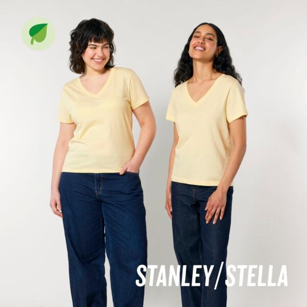 T-shirt col V femme BIO Vignette