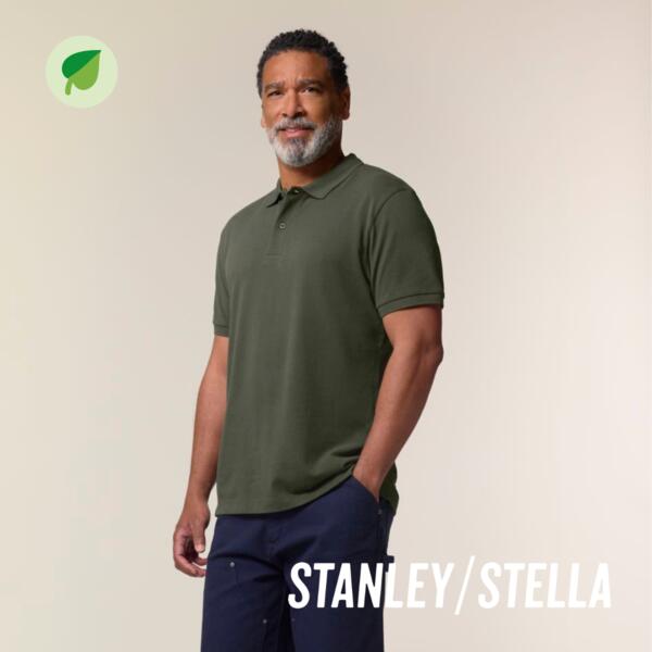 Polo mi-leger homme BIO Vignette