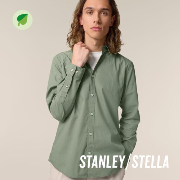 Chemise popeline homme premium BIO Vignette