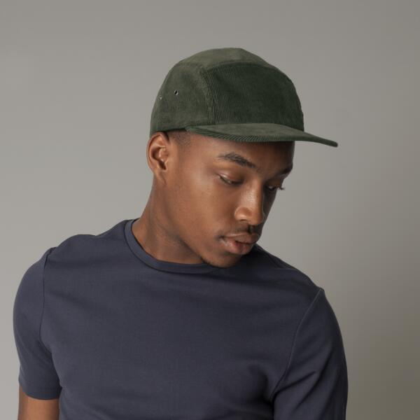 Casquette 5 panneaux en velours Vignette