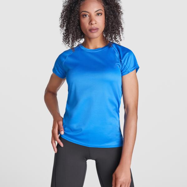 T-shirt technique manches courtes raglan pour femme Vignette