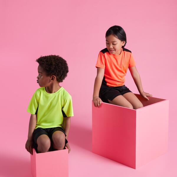 T-shirt technique deux tissus pour enfant  Vignette