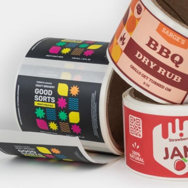 Etiquettes rectangulaires Vignette