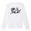  Sweat-shirt unisexe a col rond BIO Vignette