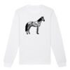  Sweat-shirt unisexe a col rond BIO Vignette