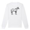  Sweat-shirt unisexe a col rond BIO Vignette