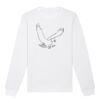  Sweat-shirt unisexe a col rond BIO Vignette