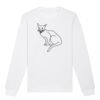  Sweat-shirt unisexe a col rond BIO Vignette