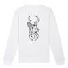  Sweat-shirt unisexe a col rond BIO Vignette