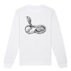  Sweat-shirt unisexe a col rond BIO Vignette